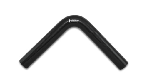 Vibrant  90 Degree Elbow, 1.25" I.D. x 8.00" Leg Length - Black