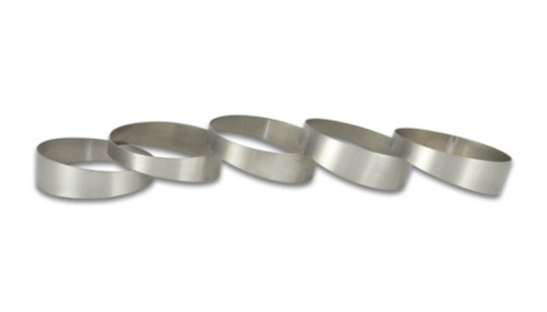 Vibrant Titanium  Pie Cuts, 1.50" O.D.