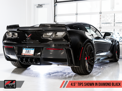 AWE Tuning Touring Edition Axle-Back Exhaust w/Black Tips for 17+ C7 Corvette