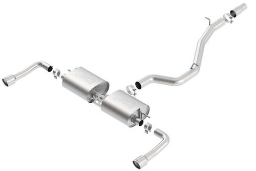 Borla  S-Type Cat-Back Exhaust Single Split Rear Exit for 14-16 A3 Quattro 2.0L