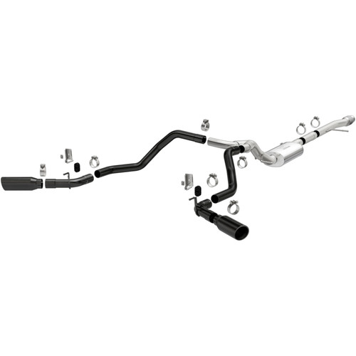 MagnaFlow Street Exhaust w/ Black Tips for 19+ Silverado/Sierra 1500 V8 5.3L