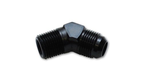 Vibrant  45 Degree Adapter Fitting; Size: -12AN x 1/2" NPT