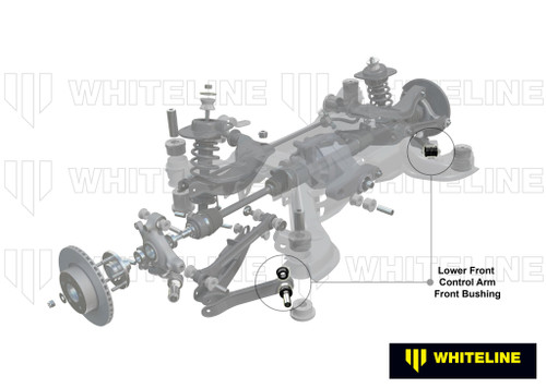 Whiteline Plus Rear Control arm - lower front inner bushing for 07-11 BMW 335i