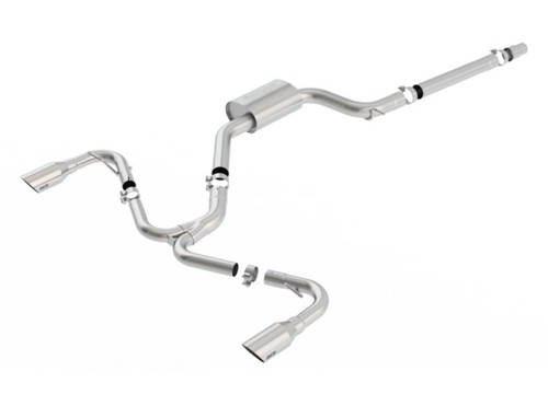 Borla S-Type Catback Exhaust w/ Stainless Brushed Tip for 18-19 VW GTI MK7.5