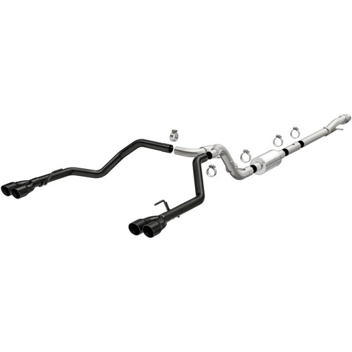 MagnaFlow Street Cat-Back Exhaust w/ Black Tips for 19+ Silverado/Sierra V8 5.3L