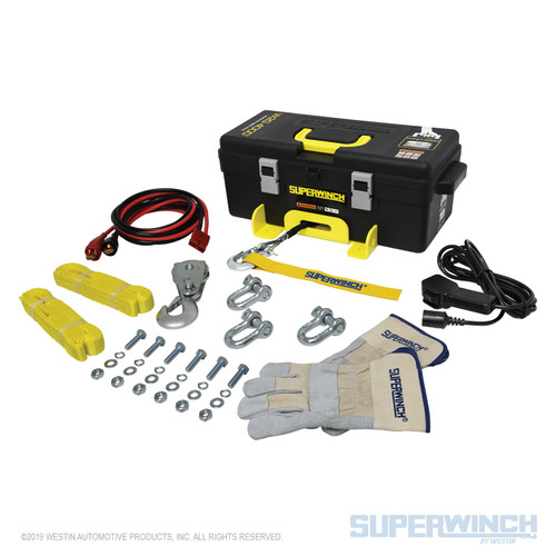 Superwinch 4000 LBS 12V DC 3/16in x 50ft Steel Rope Winch2Go Steel Rope
