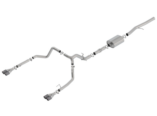 Borla ATAK Catback Exhaust w/ CF Tips for 19-20 Silverado/ Sierra 1500 6.2L