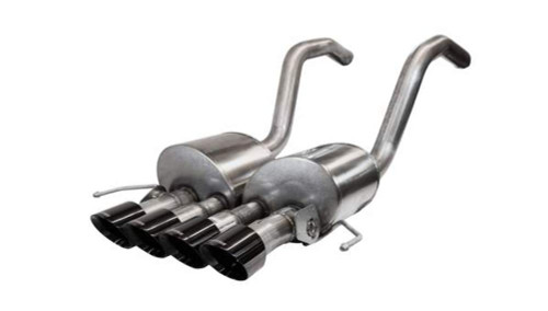 Corsa 2.75" Axleback Exhaust w/ Black Tips for 15-19 Corvette C7 w/ NPP