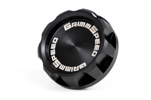 GrimmSpeed Subaru Cool Touch Version 2 Delrin Black Oil Cap for Subaru - 120019