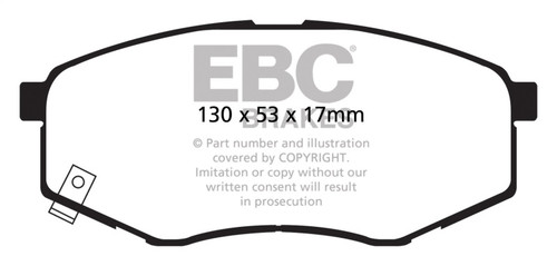 EBC Greenstuff Front Brake Pads for 10-15 Hyundai Tucson 2.0 FWD