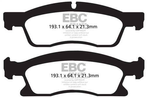 EBC Yellowstuff Front Brake Pads for 13+ Dodge Durango 5.7
