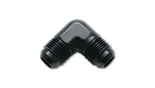 Vibrant -4AN 90deg Flare Union Fitting - Aluminum