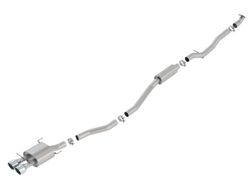 Borla S-Type 2.75" Cat-Back Exhaust for 17-19 Honda Civic SI 1.5L Turbo MT