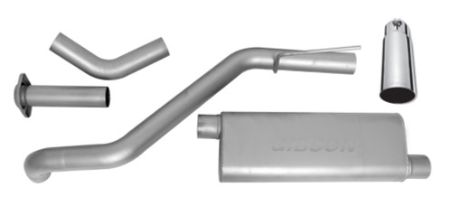 Gibson Aluminized Single Exhaust for 05-07 Jeep Grand Cherokee Laredo 4.7L