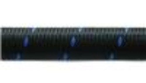 Vibrant -4 AN Two-Tone Black/Blue Nylon Braided Flex Hose (5 foot roll)