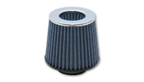 Vibrant Open Funnel Performance Air Filter, 4.5" Inlet I.D. - Chrome Cap