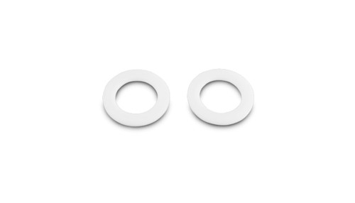 Vibrant  Pair of PTFE Washers for -8AN Bulkhead Fittings