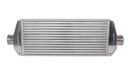 Vibrant  Intercooler w/ End Tanks - 22"W x 9"H x 3.25" Thick - 2.5in in/out