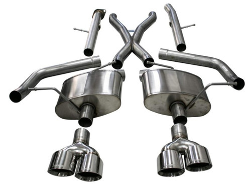 Corsa 2.75" Dual Rear Xtreme Exhaust for 18-20 Grand Cherokee Trackhawk 6.2L