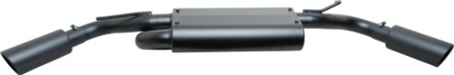 Gibson Black Elite Dual Extreme Exhaust for 10-11 Jeep Wrangler JK Sport