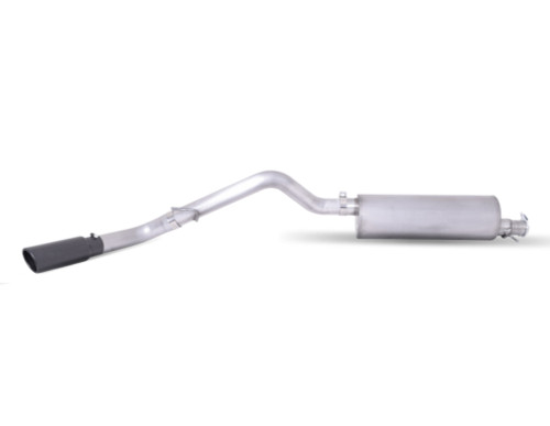 Gibson Black Elite Single Exhaust, Stainless for 2019 Ford Ranger Lariat 2.3L