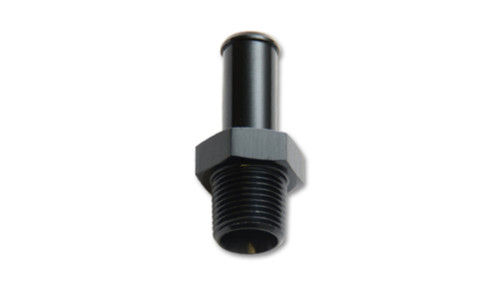 Vibrant 3/4in NPT to 3/4in Barb Straight Fitting - Aluminum