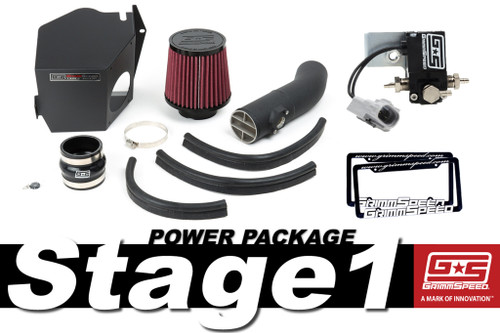 GrimmSpeed Stage 1 Power Package w/ Red Intake for 08-14 Subaru STI - 191004-RD
