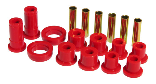 Prothane Rear Spring & Shackle Bushings - Red for 91-94 Ford Explorer 2/4wd - 6-1019