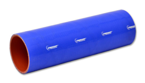 Vibrant  Straight Hose Coupler, 1.50" I.D. x 12.00" long - Blue