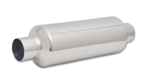 Vibrant  Large Diameter Bottle Style Resonator, 2.5" inlet/outlet x 18" long