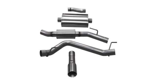 Corsa 3" Single Touring Side Exit w/ Polished Tip Exhaust for 2020 Gladiator JT