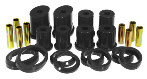 Prothane Rear Lower Oval Control Arm Bushings - Black for 99-04 Ford Mustang