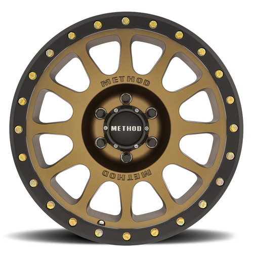 Method MR305 NV 17x8.5 0mm Offset 5x5 94mm CB Method Bronze/Black Street Wheel