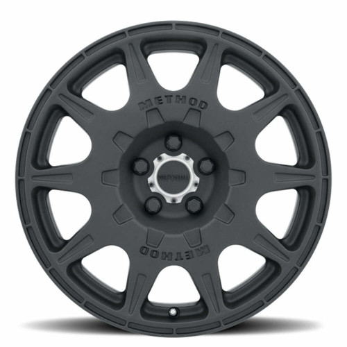 Method MR502 RALLY 17x8 +38mm Offset 5x4.5 67.1mm CB Matte Black Wheel