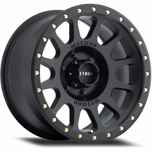 Method MR305 NV 18x9 -12mm Offset 8x6.5 130.81mm CB Matte Black Wheel