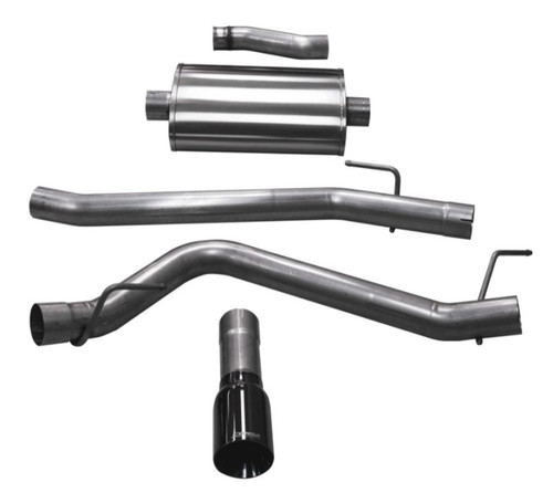 Corsa Sport 3" Axle-Back Exhaust w/ Black 4" Tip for 2020 Jeep Gladiator JT