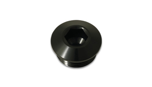 Vibrant  Low Profile ORB Port Plug, -6 AN