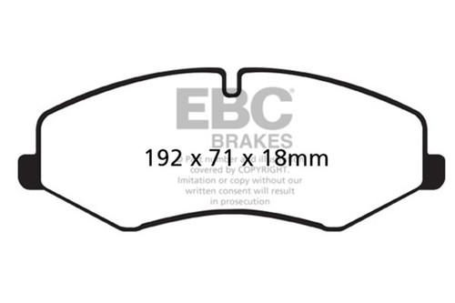 EBC Yellowstuff Front Brake Pads for 10-14 Land Rover LR4 5