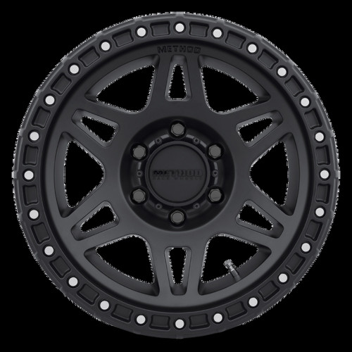 Method MR312 17x8.5 0mm Offset 6x5.5 106.25mm CB Matte Black Wheel