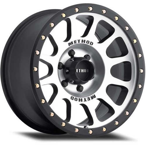Method MR305 NV 17x8.5 0mm Offset 6x5.5 108mm CB Machined/Black Street Loc Wheel