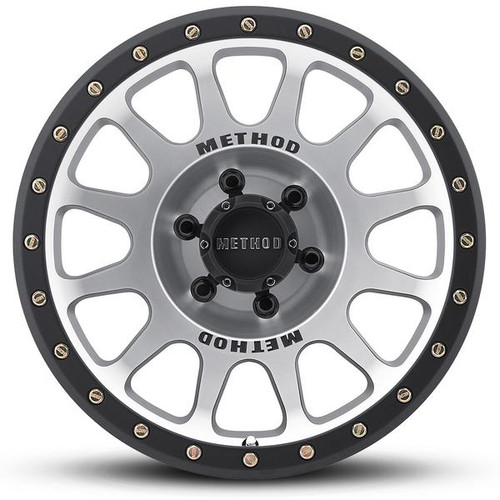 Method MR305 NV 17x8.5 0mm Offset 6x5.5 108mm CB Machined/Black Street Loc Wheel