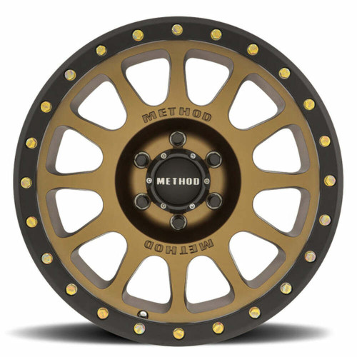 Method MR305 NV 17x8.5 0mm Offset 8x6.5 130.81mm CB Bronze/Black Street Wheel