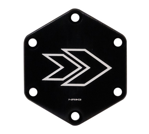 NRG Engraved Arrow Horn Delete Button - White - STR-620WT