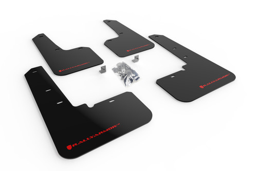 Rally Armor UR Black Mud Flap w/ Red Logo for 20+ Subaru Outback
