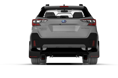Rally Armor UR Black Mud Flap w/ Red Logo for 20+ Subaru Outback
