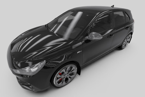 Rally Armor UR Black Mud Flap w/ Grey Logo for 2019+ Hyundai Elantra N Line