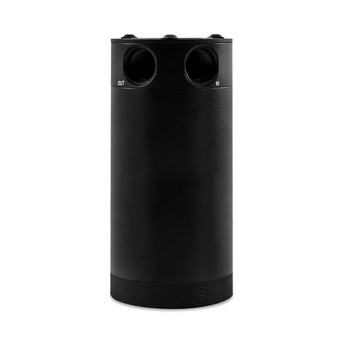 Mishimoto 2-Port Universal XL Baffled Catch Can - Black