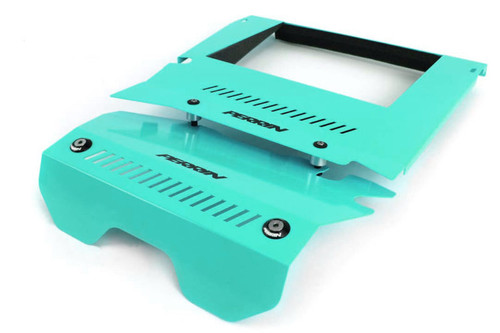 Perrin Engine Cover Kit - Hyper Teal for 15-19 Subaru WRX
