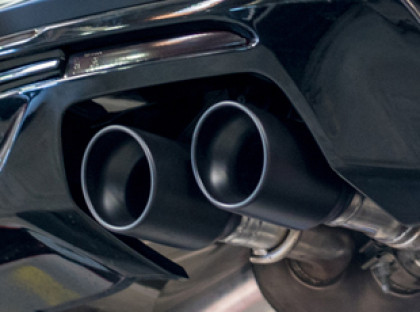 Borla S-Type Catback Exhaust Ceramic Black Tips for 15+ WRX / STI