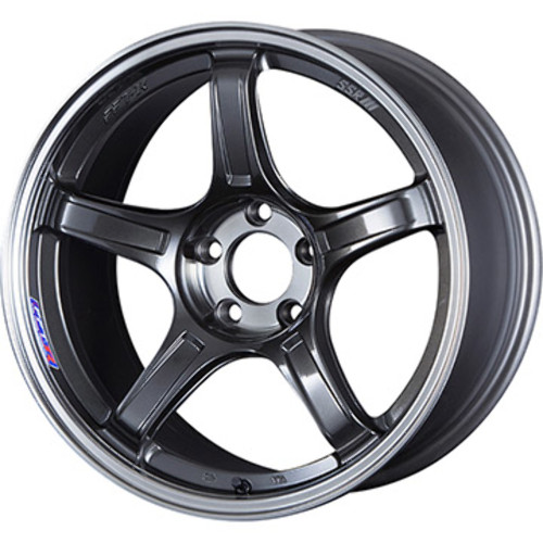 SSR GTX03 17x7.0 5x100 48mm Offset Black Graphite Wheel
